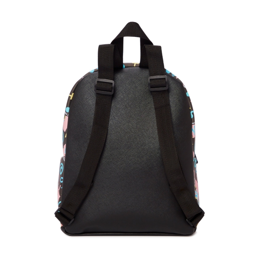 MTV Music Television Mini Backpack w/Zip Pocket Black Multi Brand New - Picture 2 of 4